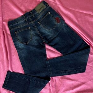 💋Philip Plein High Waisted Skull Skinny Jeans💋